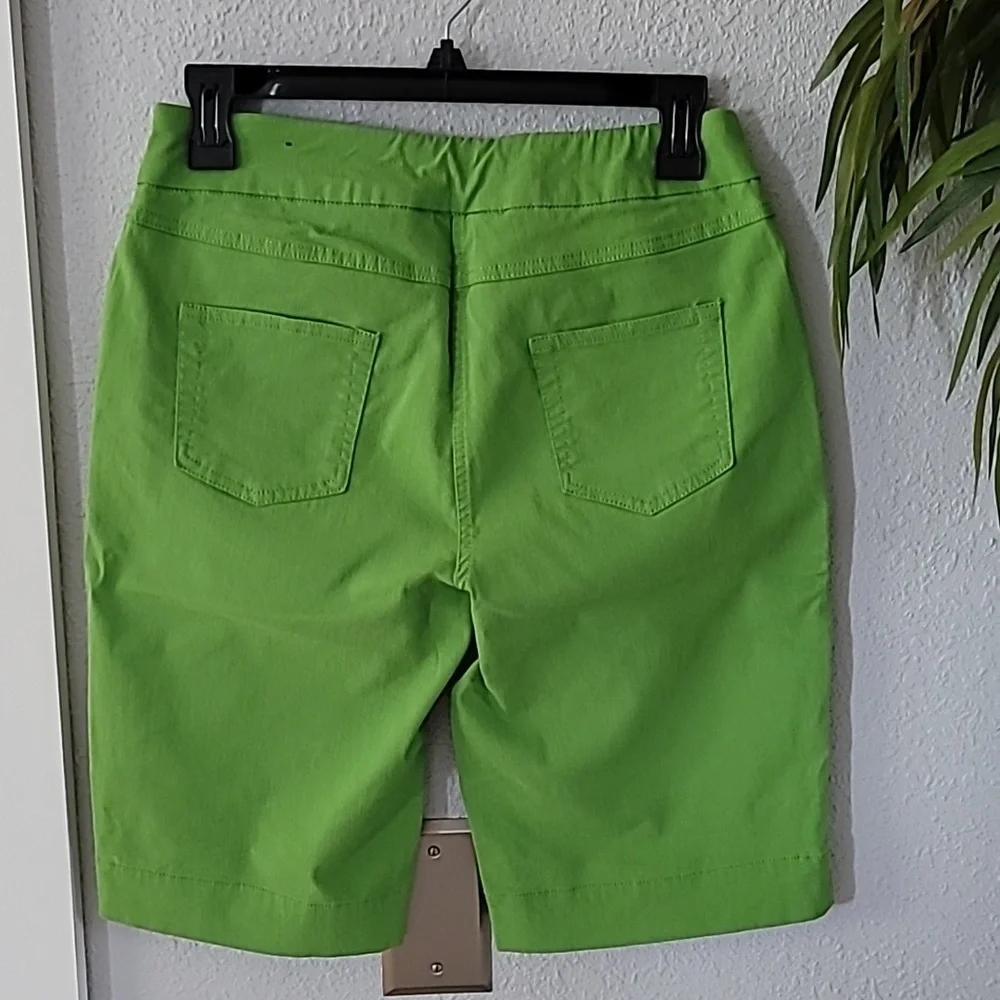 2 for 1!! Slimsations Green/Blue Shorts 6 - Picture 3 of 8